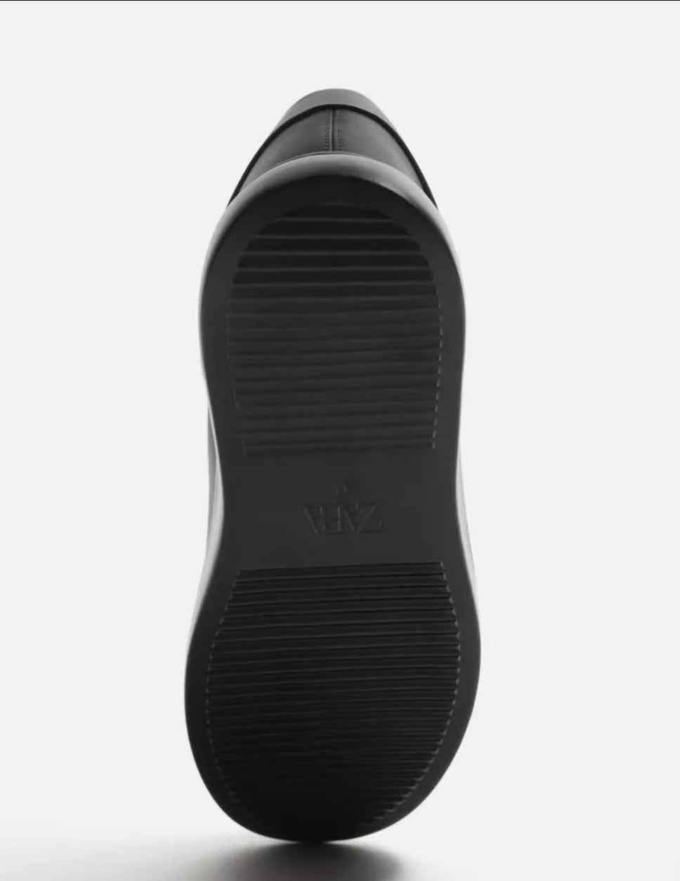ZARA MONOCHROME CHUNKY SOLE SNEAKERS
