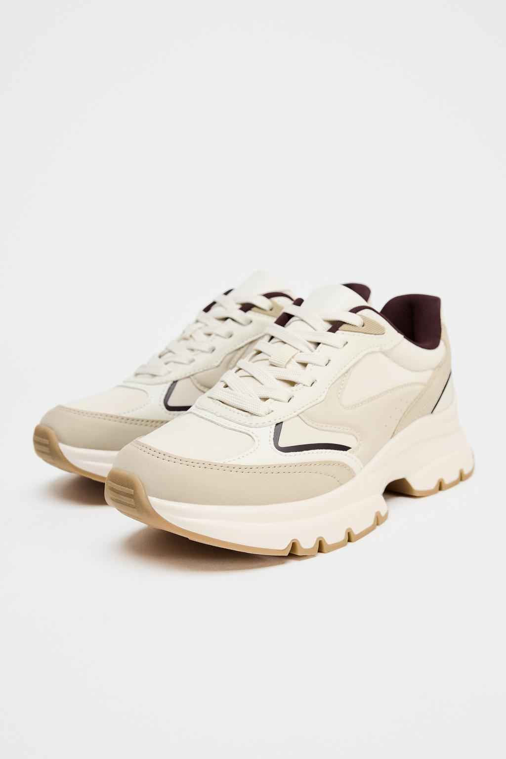 ZARA WOMEN CONTRAST RUNNING SHOES