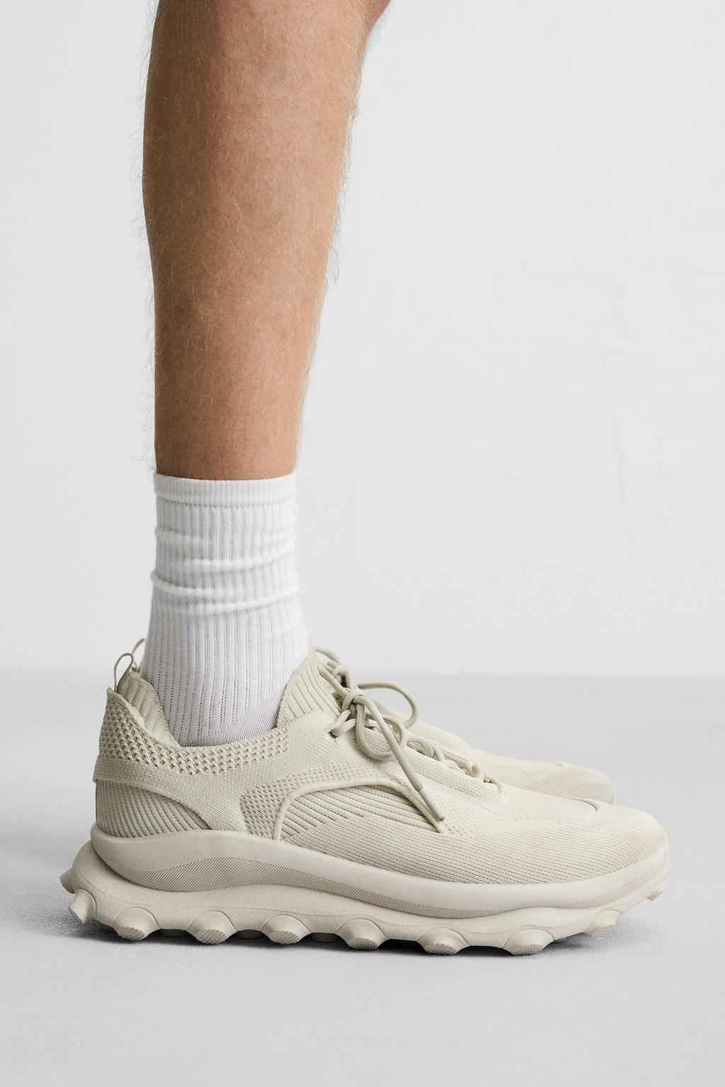 ZARA CHUNKY KNIT SNEAKERS