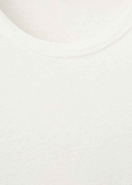 MANGO SLIM-FIT LINEN T-SHIRT