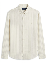 POLO RALPH LAUREN LINEN WITH THIN STRIPE SHIRT