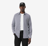 LACOSTE STRIPED OXFORD SHIRT