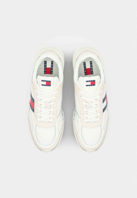 Tommy Jeans Suede Cleat Mixed Texture Trainers