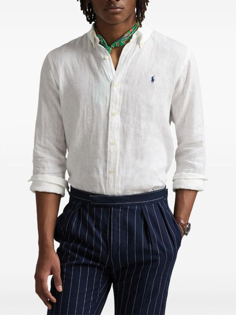 POLO RALPH LAUREN LINEN BASIC SHIRT