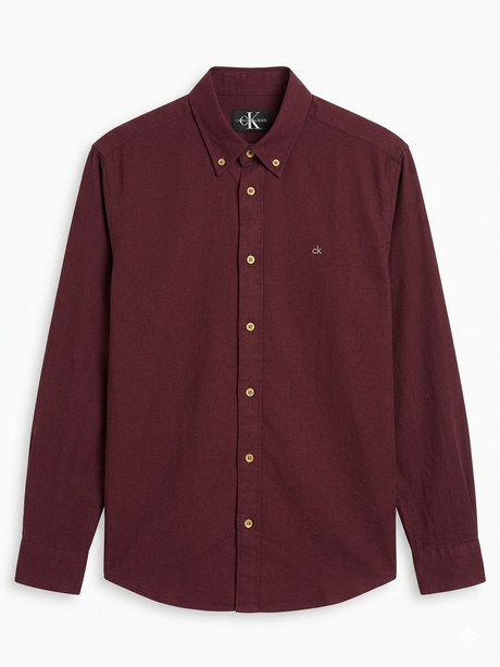 Calvin Klein logo-embroidered button-down shirt - Urban store