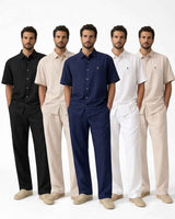 Polo Ralph Lauren Men’s Linen Short Sleeve Shirt & Linen Pants Set