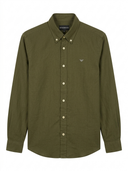 Emporio Armani logo-embroidered button-down shirt - Urban store