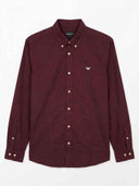Emporio Armani logo-embroidered button-down shirt