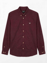 Emporio Armani logo-embroidered button-down shirt