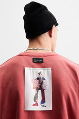 ZARA TSHIRT WITH CONTRAST PATCH