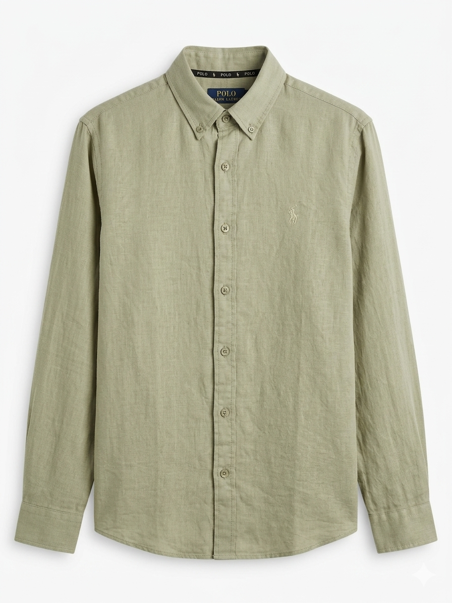 POLO RALPH LAUREN LINEN WITH STRAP SHIRT