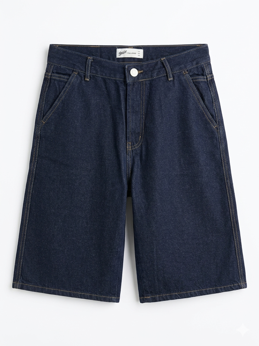 PULL&BEAR SUPER BAGGY SHORTS - Urban store
