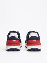 Tommy Jeans Suede Cleat Mixed Texture Trainers