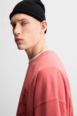 ZARA TSHIRT WITH CONTRAST PATCH