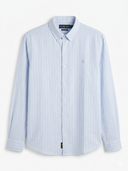 POLO RALPH LAUREN LINEN WITH THIN STRIPE SHIRT