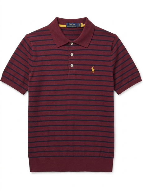 POLO RALPH LAUREN STRIPE KNIT T-SHIRTS