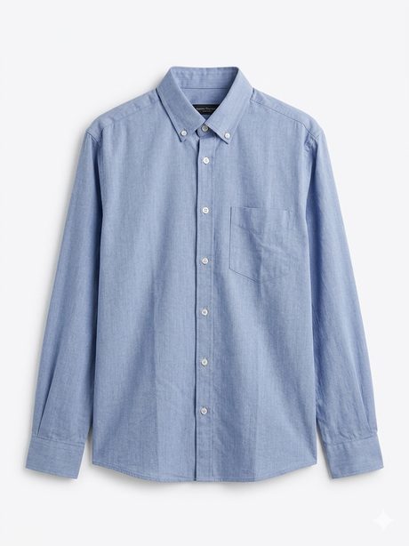 MASSIMO DUTTI OXFORD SHIRT WITH POCKET