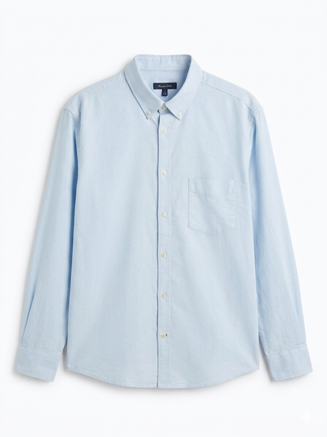 MASSIMO DUTTI OXFORD SHIRT WITH POCKET