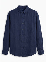 POLO RALPH LAUREN LINEN WITH THIN STRIPE SHIRT