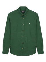 Emporio Armani logo-embroidered button-down shirt - Urban store