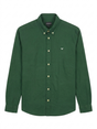 Emporio Armani logo-embroidered button-down shirt - Urban store