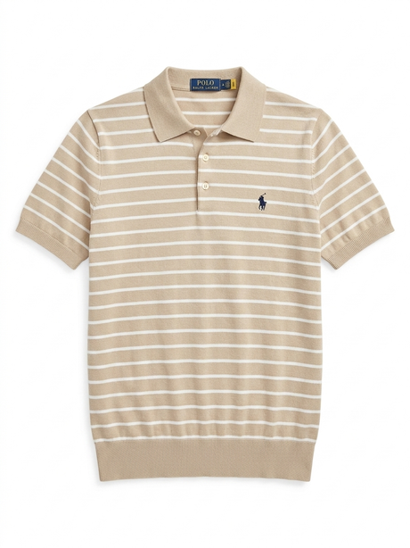 POLO RALPH LAUREN STRIPE KNIT T-SHIRTS