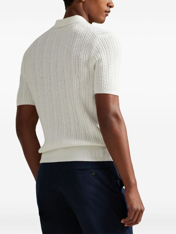 POLO RALPH LAUREN CABLE KNIT T-SHIRT