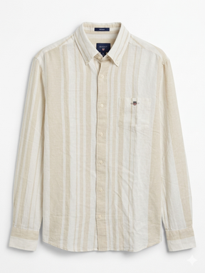 GANT REGULAR STRIPED LINEN SHIRT - Urban store