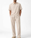 Polo Ralph Lauren Men’s Linen Short Sleeve Shirt & Linen Pants Set