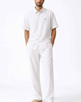 Polo Ralph Lauren Men’s Linen Short Sleeve Shirt & Linen Pants Set