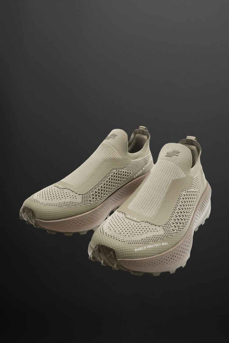 ZARA LACELESS RUNNING TRAINERS ORIGINAL