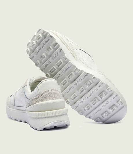 Tommy Jeans Suede Cleat Mixed Texture Trainers