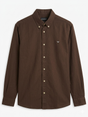 Emporio Armani logo-embroidered button-down shirt - Urban store