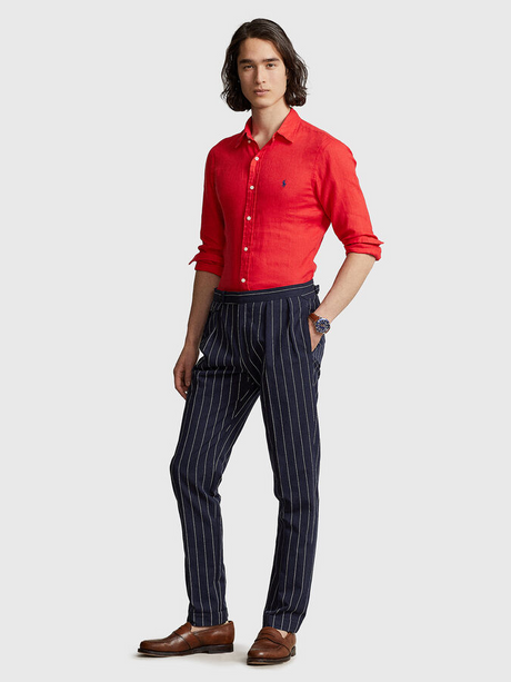 POLO RALPH LAUREN LINEN BASIC SHIRT