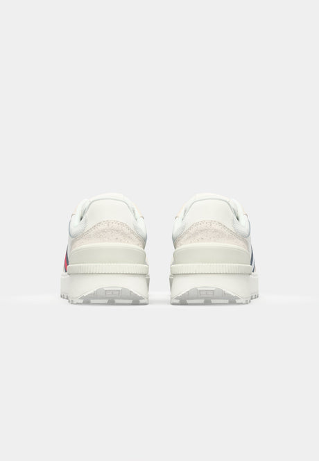 Tommy Jeans Suede Cleat Mixed Texture Trainers - Urban store