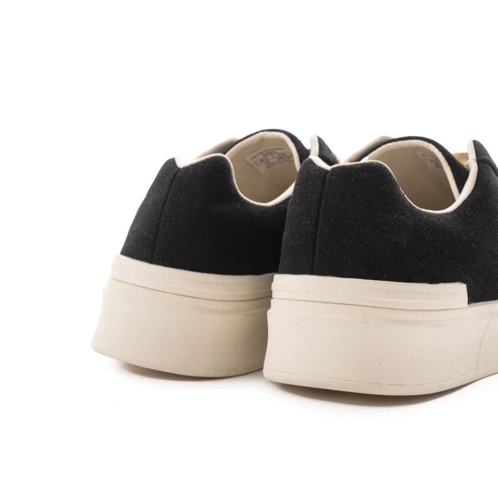 ZARA MONOCHROME SUEDE LEATHER SNEAKERS