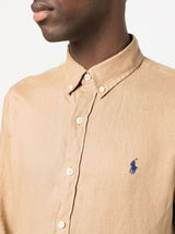 POLO RALPH LAUREN LINEN BASIC SHIRT