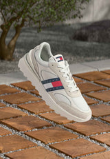 Tommy Jeans Suede Cleat Mixed Texture Trainers