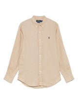 POLO RALPH LAUREN LINEN BASIC SHIRT