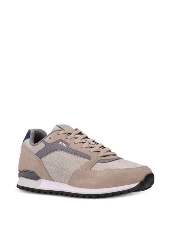 BOSS Sneakers with a stitched design