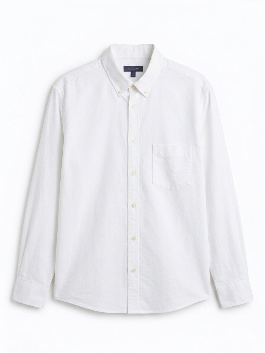 MASSIMO DUTTI OXFORD SHIRT WITH POCKET