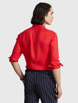 POLO RALPH LAUREN LINEN BASIC SHIRT