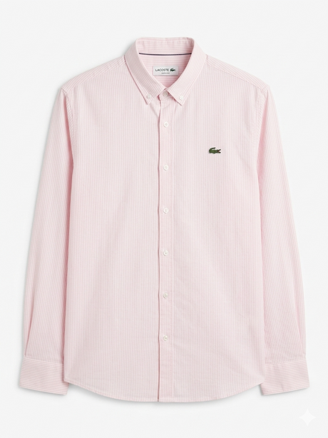LACOSTE STRIPED OXFORD SHIRT