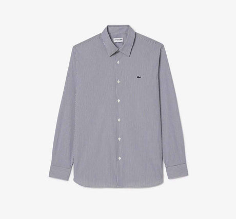 LACOSTE STRIPED OXFORD SHIRT