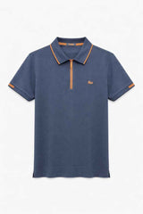BOSS QUARTER ZIPPER POLO
