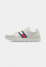 Tommy Jeans Suede Cleat Mixed Texture Trainers - Urban store