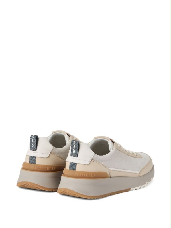 BRUNELLO CUCINELLI suede runner sneakers