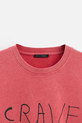 ZARA TSHIRT WITH CONTRAST PATCH