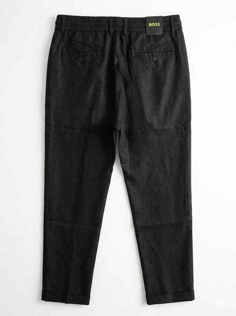 BOSS LINEN BLEND TROUSERS