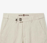 Zegna Men’s Luxury Linen Blend Trousers